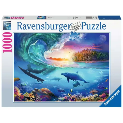 Ravensburger puzzel 1000 stukjes De golf pakken